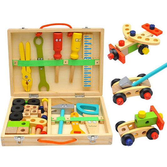 Oficina Interativa De Madeira Kids - Ferramentas Montessori - Picuí Magazine