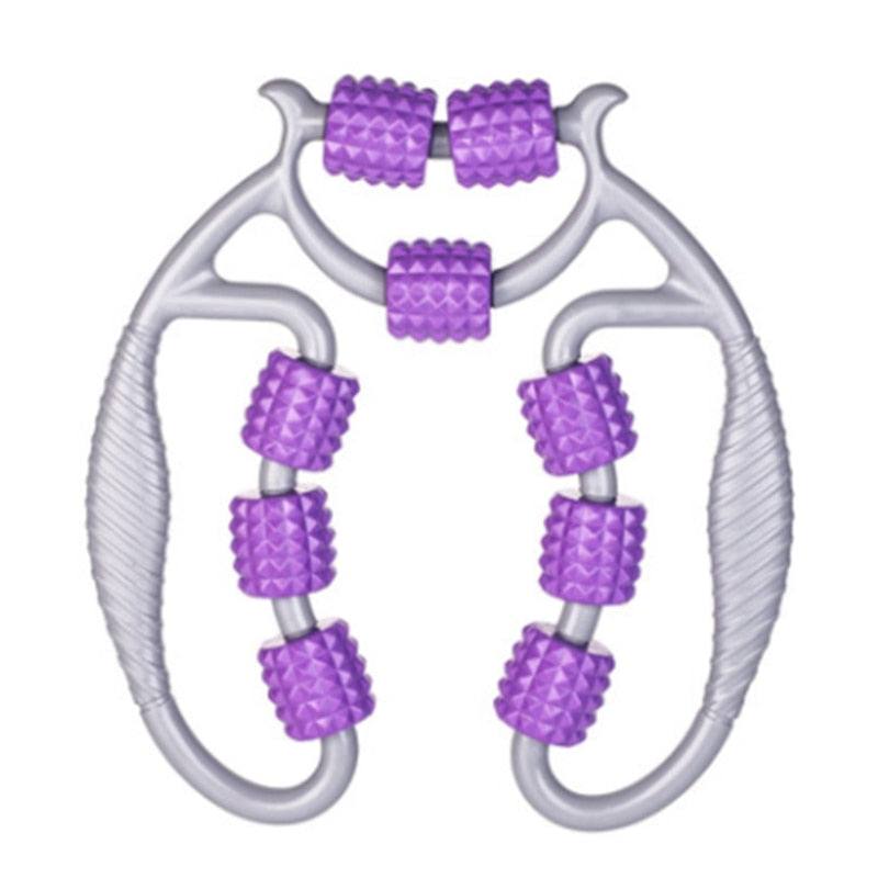 Rolo De Massagem Ioga 3D - Shape 9 Rodas 360º Trigger Point | Anti Celulite - Picuí Magazine