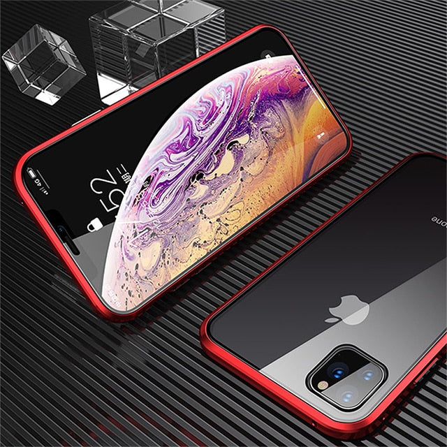 Case Magnética Blindada Com Dupla Proteção 360º À Prova D'água | iPhone: 13 12 11 Pro Mini XS Max XR 8 6 6s Plus SE 2020 - Picuí Magazine