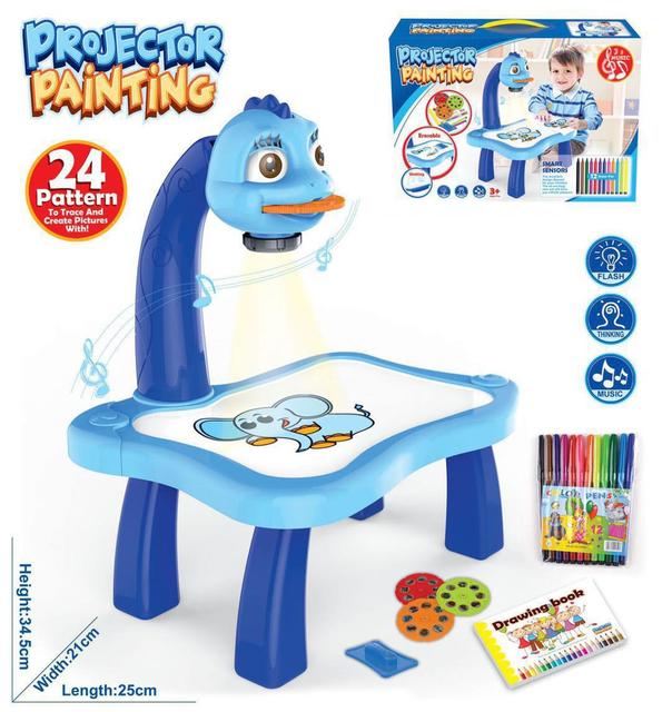 Lousa Mágica Com Projetor Musical Kids | Brinquedo Educativo - Picuí Magazine