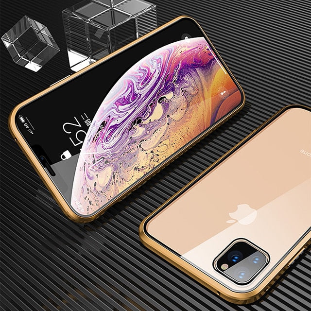 Case Magnética Blindada Com Dupla Proteção 360º À Prova D'água | iPhone: 13 12 11 Pro Mini XS Max XR 8 6 6s Plus SE 2020 - Picuí Magazine