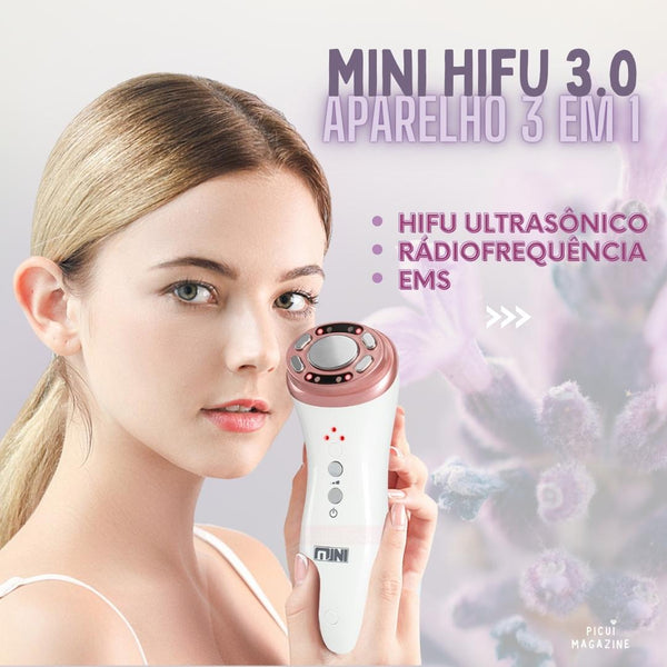 Novo MINI HIFU 3.0 (3 em 1) | Trata Face e Corpo, Até 4-12mm de Profundidade - Picuí Magazine