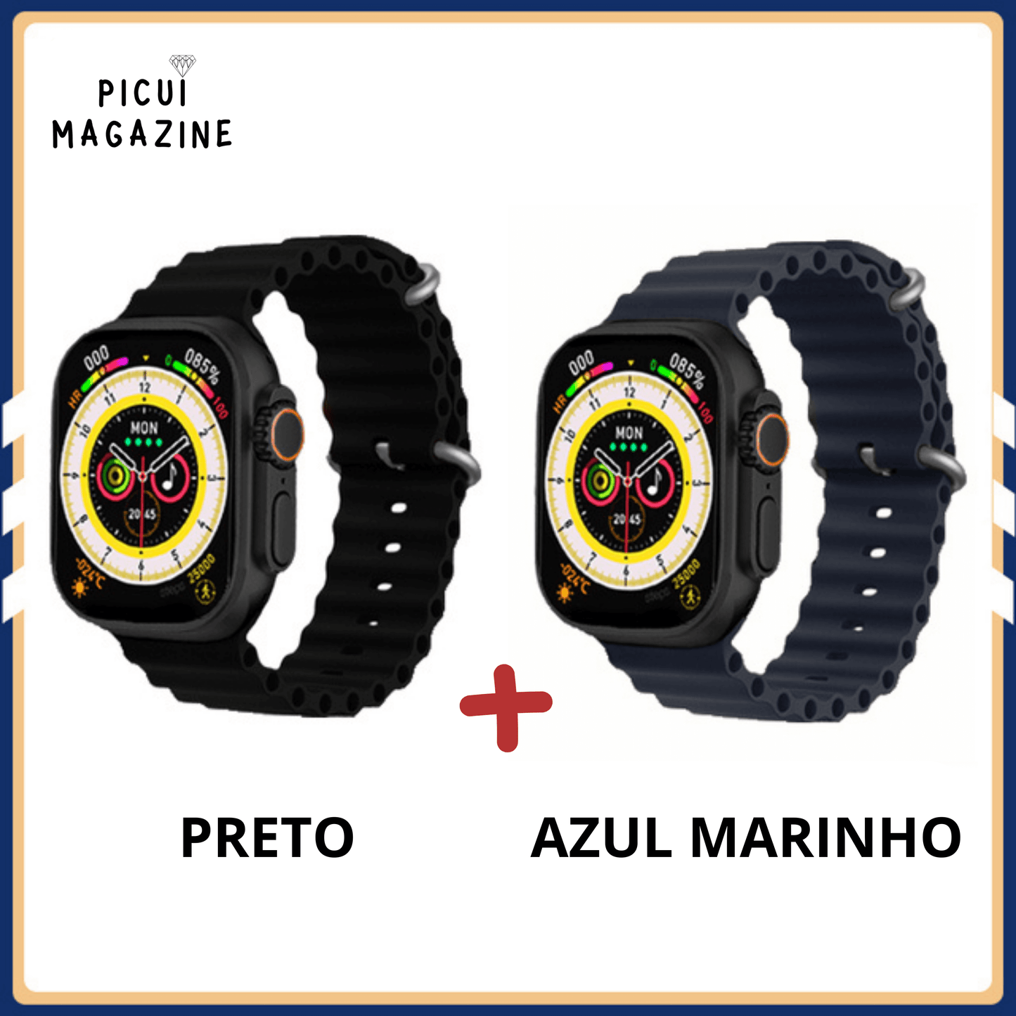 IWO-Pro W68 DT8 Ultra Watch Series 8 49mm - PAGUE 1 LEVE 2 [Lançamento 2023]