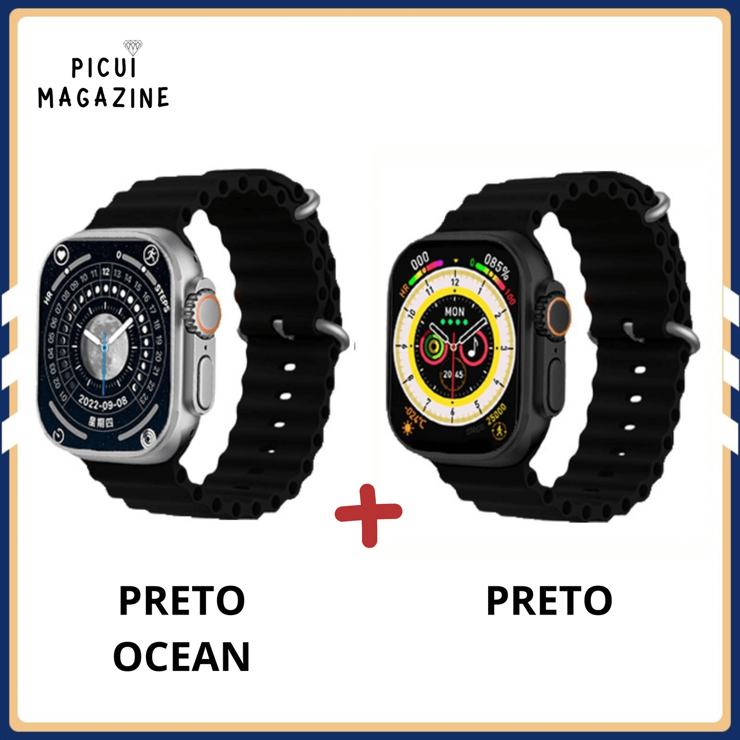 IWO-Pro W68 DT8 Ultra Watch Series 8 49mm - PAGUE 1 LEVE 2 [Lançamento 2023]