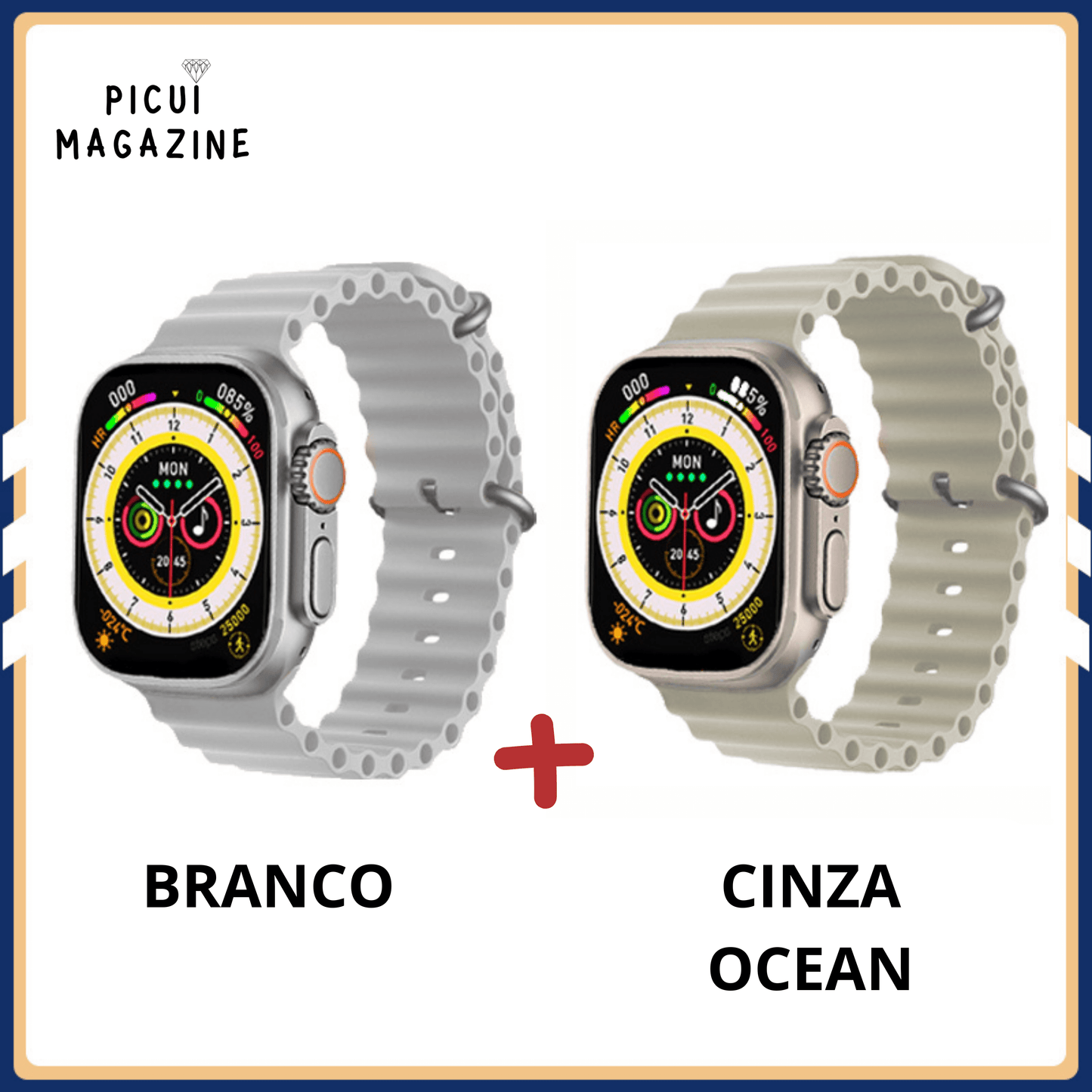 IWO-Pro W68 DT8 Ultra Watch Series 8 49mm - PAGUE 1 LEVE 2 [Lançamento 2023]