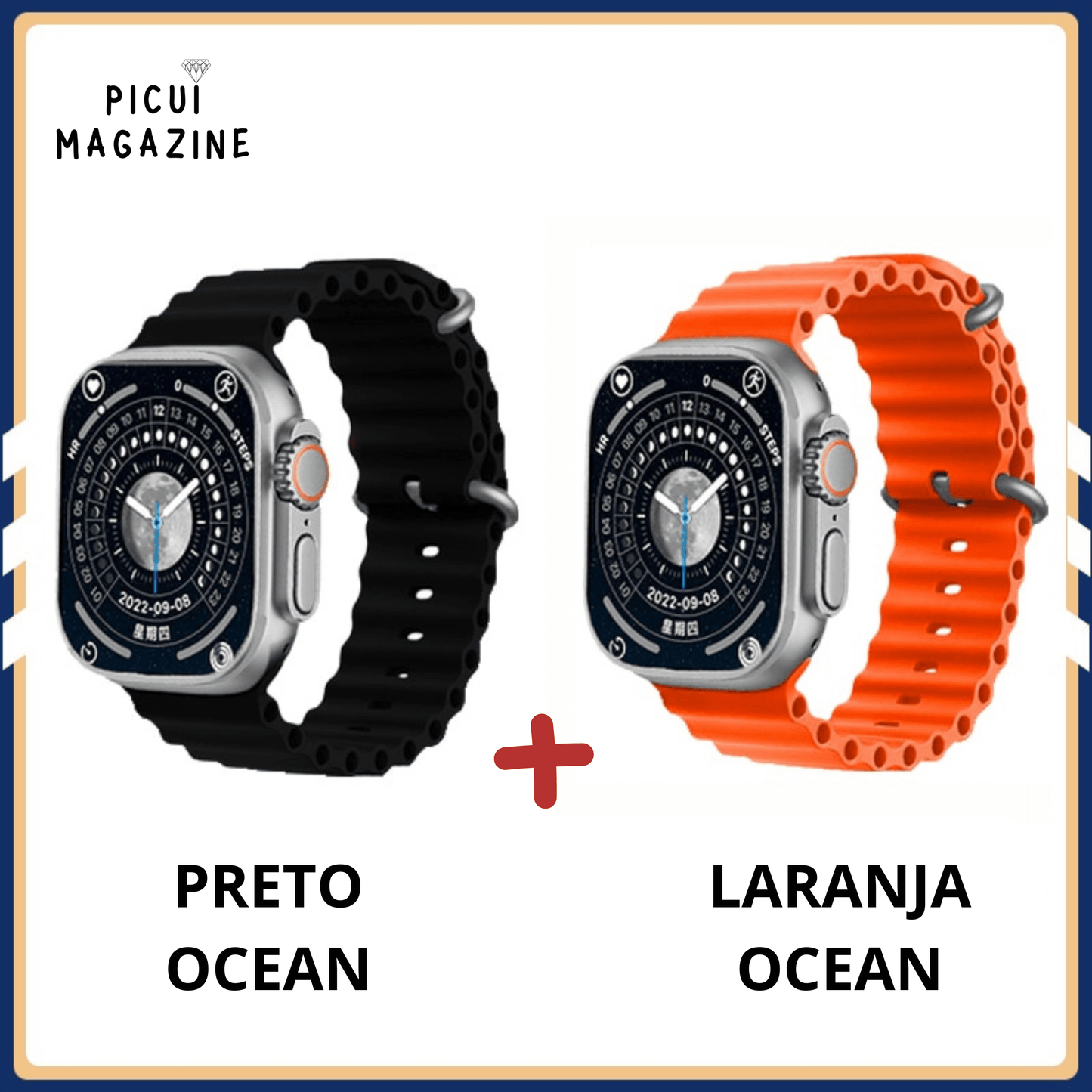 IWO-Pro W68 DT8 Ultra Watch Series 8 49mm - PAGUE 1 LEVE 2 [Lançamento 2023]