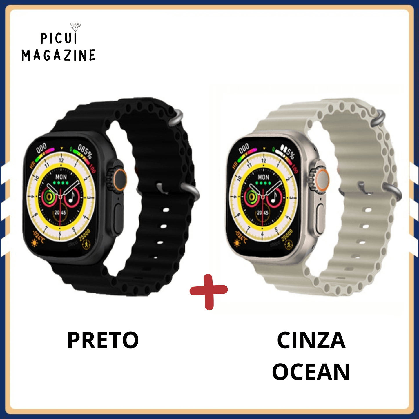 IWO-Pro W68 DT8 Ultra Watch Series 8 49mm - PAGUE 1 LEVE 2 [Lançamento 2023]