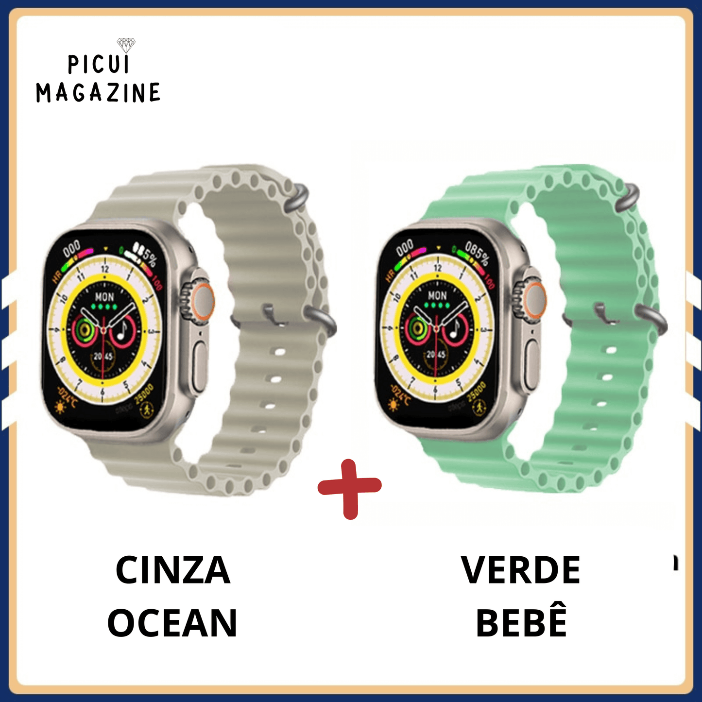 IWO-Pro W68 DT8 Ultra Watch Series 8 49mm - PAGUE 1 LEVE 2 [Lançamento 2023]