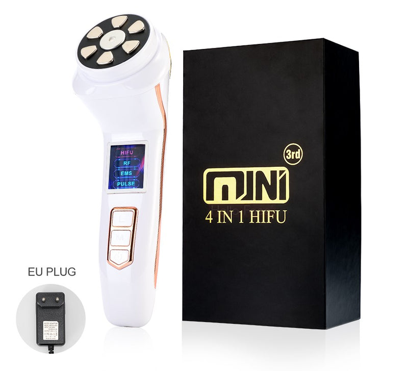 Novo Mini Hifu 3.0 Gr. 4 em 1 | 4 Modos: Hifu (ultrassom), RF, EMS e Pulso - Picuí Magazine