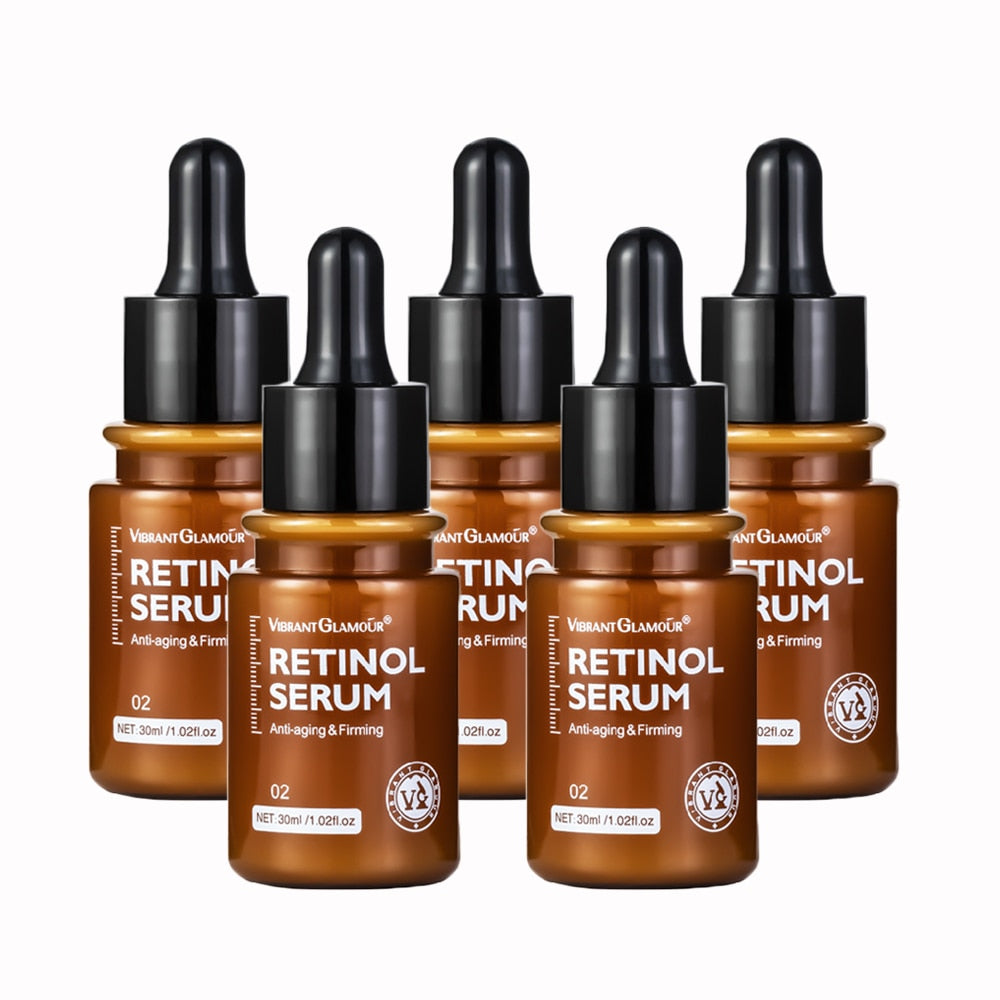Retinol Sérum Kit VIBRANT GLAMOUR - 30ml | Hidratante, Clareador, Refirmante - Picuí Magazine