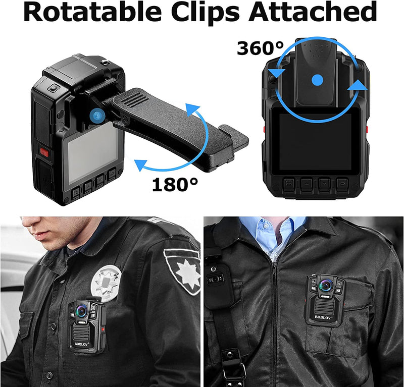 Câmera Body Worn BOBLOV HD66/D7 2K -1440P IP68 + Acessórios - Picuí Magazine