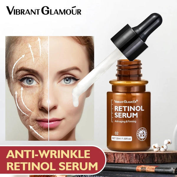 Retinol Sérum Kit VIBRANT GLAMOUR - 30ml | Hidratante, Clareador, Refirmante - Picuí Magazine