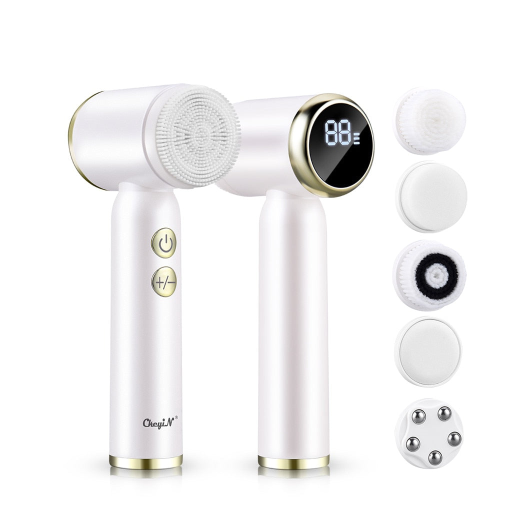 Skin Care Clean Advance 360º 6 em 1 | Limpeza Profunda, Hidratante, Peeling, Massagem, Lifting, Esfoliação - Picuí Magazine