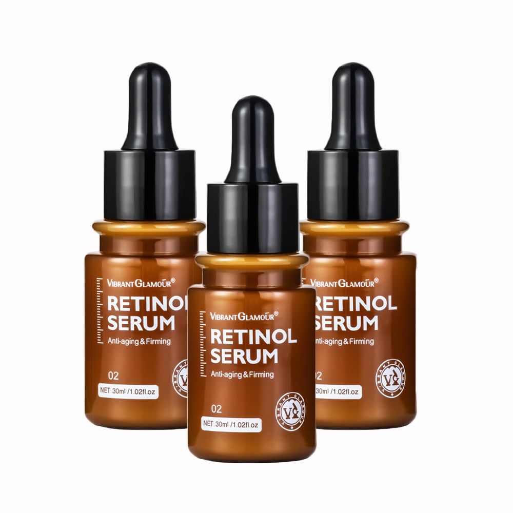 Retinol Sérum Kit VIBRANT GLAMOUR - 30ml | Hidratante, Clareador, Refirmante - Picuí Magazine