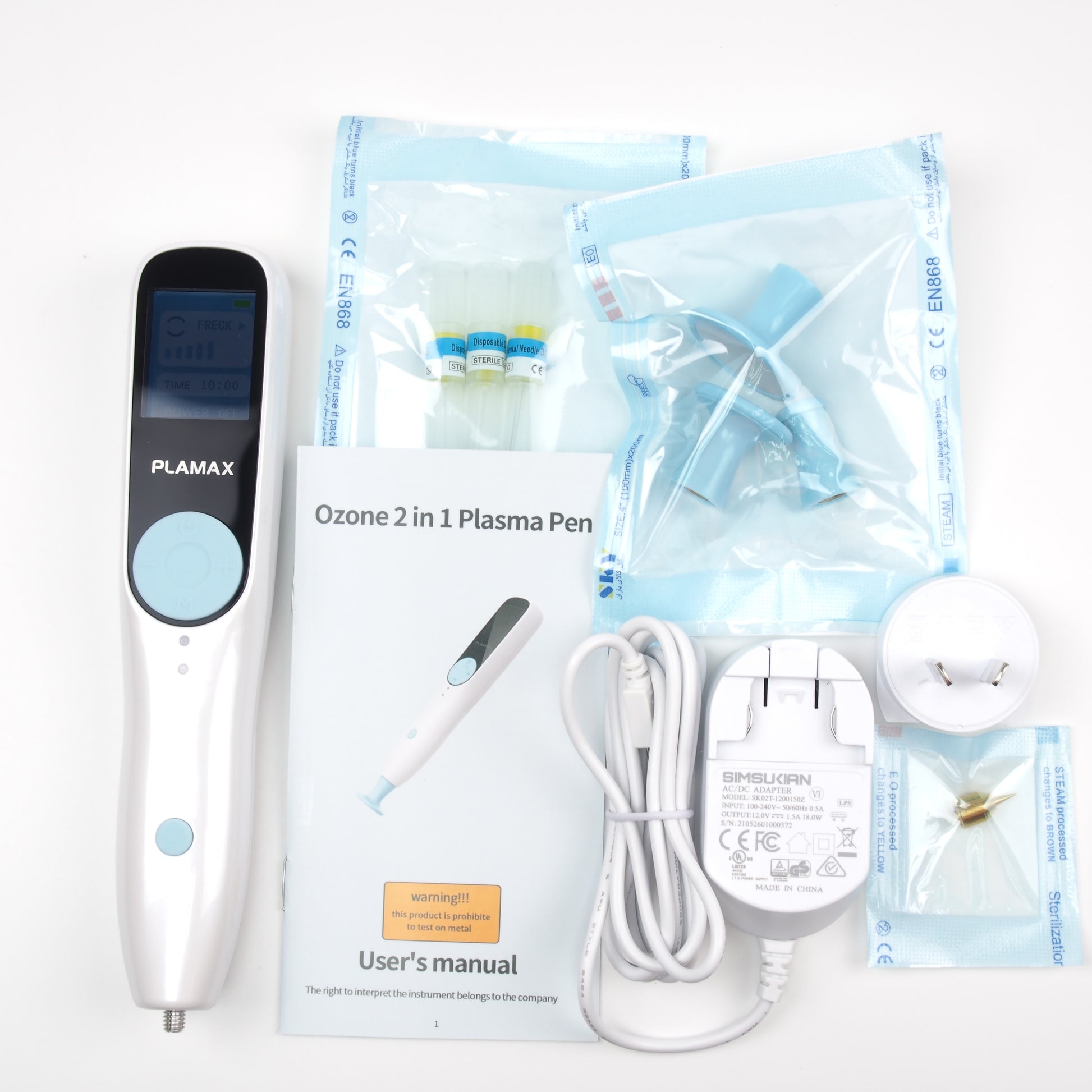 Caneta Plamax Ozônio Fibroblasto Profissional 2 em 1 - Picuí Magazine