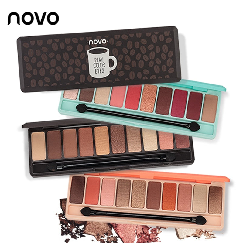 Paleta de Sombras Fashion com 9 Cores, Shimmer, Matte. À Prova D'Água. Baratinho e com FRETE GRÁTIS! - Picuí Magazine