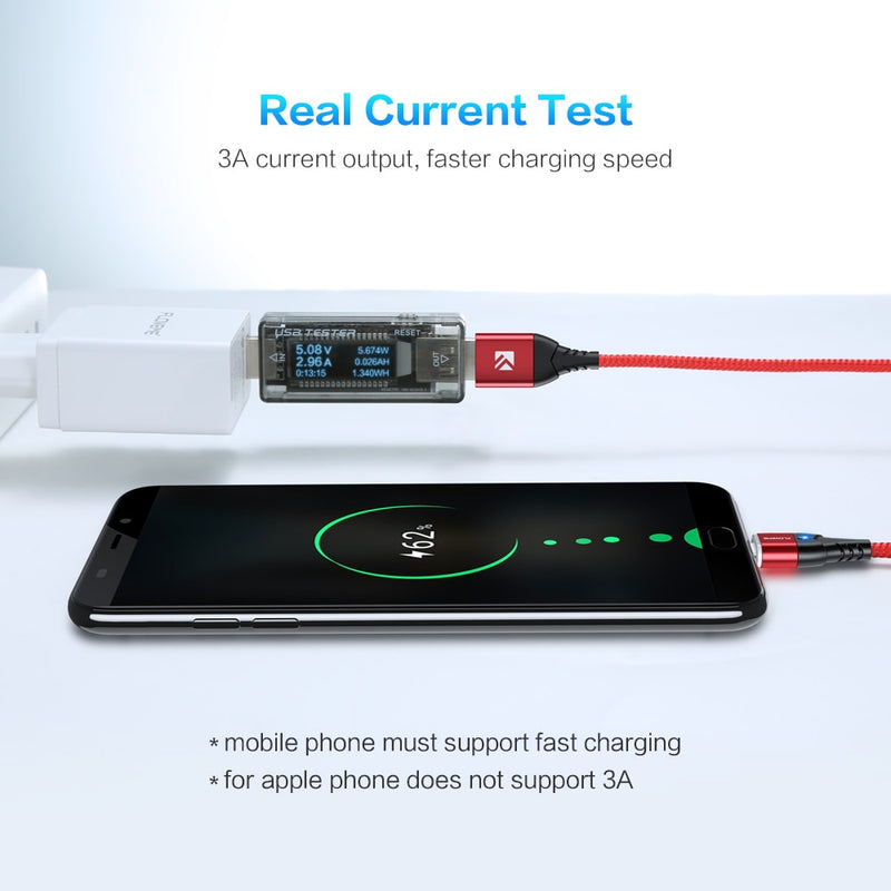 Cabo Magnetico Apple Typo C Micro USB Fast Charging 3.0A - Picuí Magazine