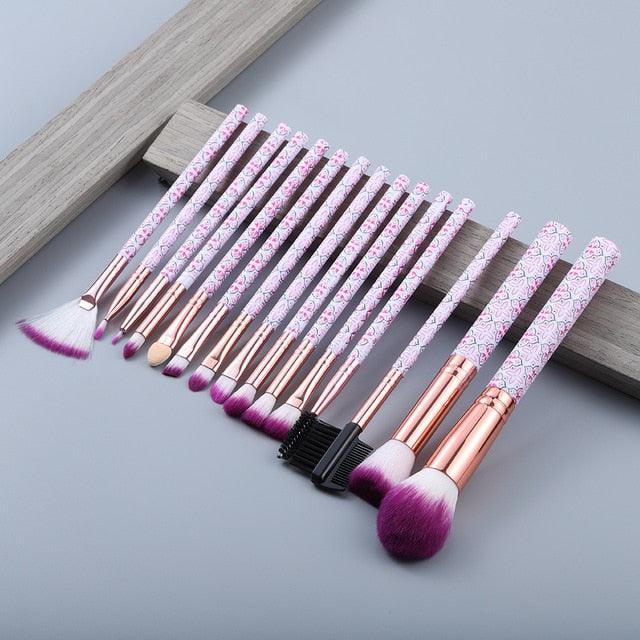 Kit de Pincéis de Maquiagem com 5/8/10/15pcs. Preço IMPERDÍVEL!!!!! - Picuí Magazine