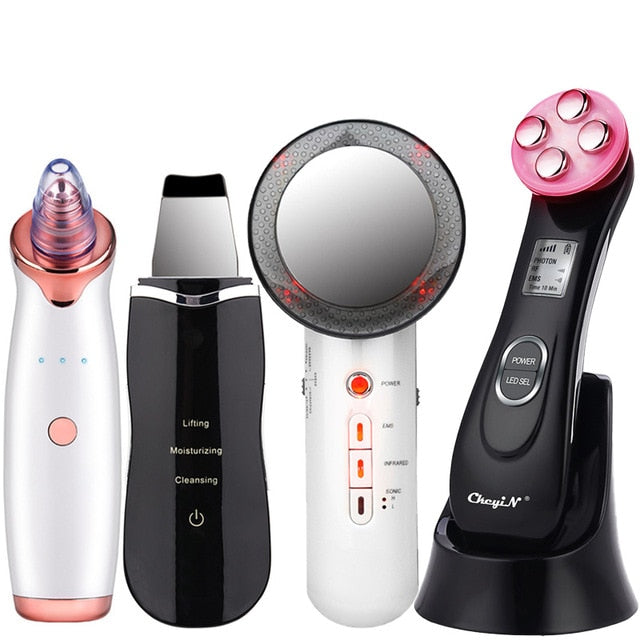 Ultrassônico + Cavitação + RF & EMS Ledterapia + Skin Clean - Picuí Magazine