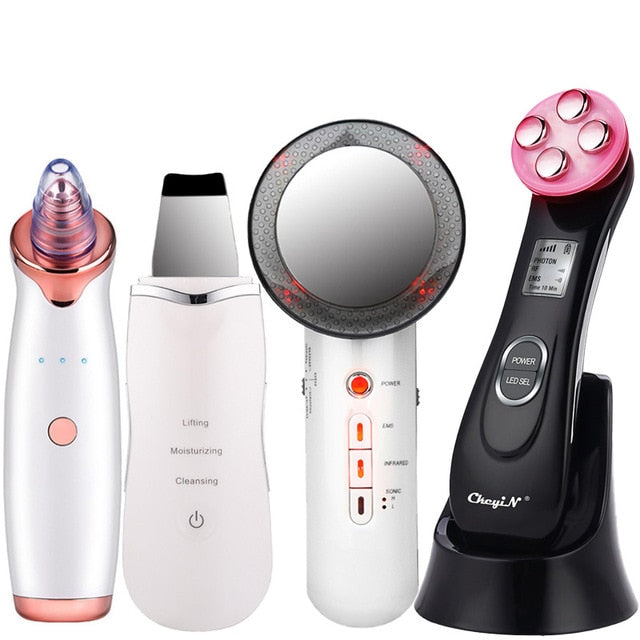 Ultrassônico + Cavitação + RF & EMS Ledterapia + Skin Clean - Picuí Magazine