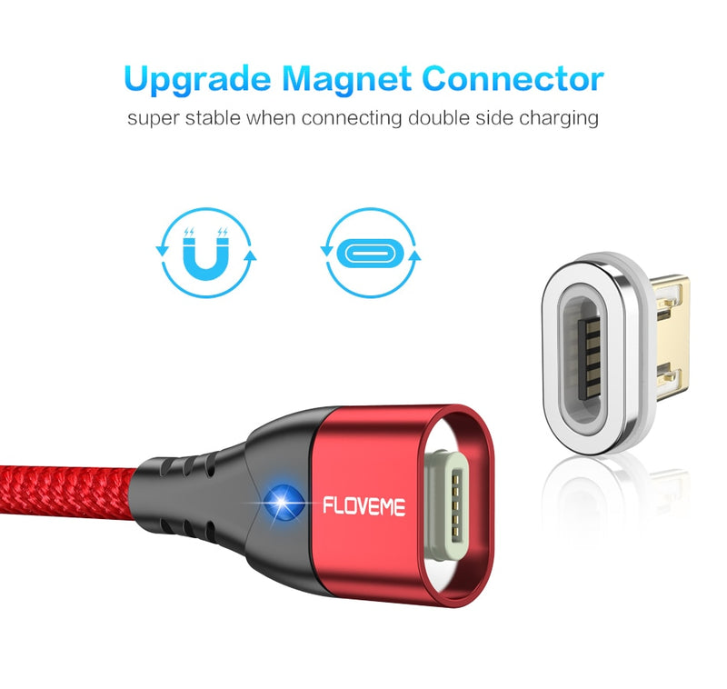 Cabo Magnetico Apple Typo C Micro USB Fast Charging 3.0A - Picuí Magazine