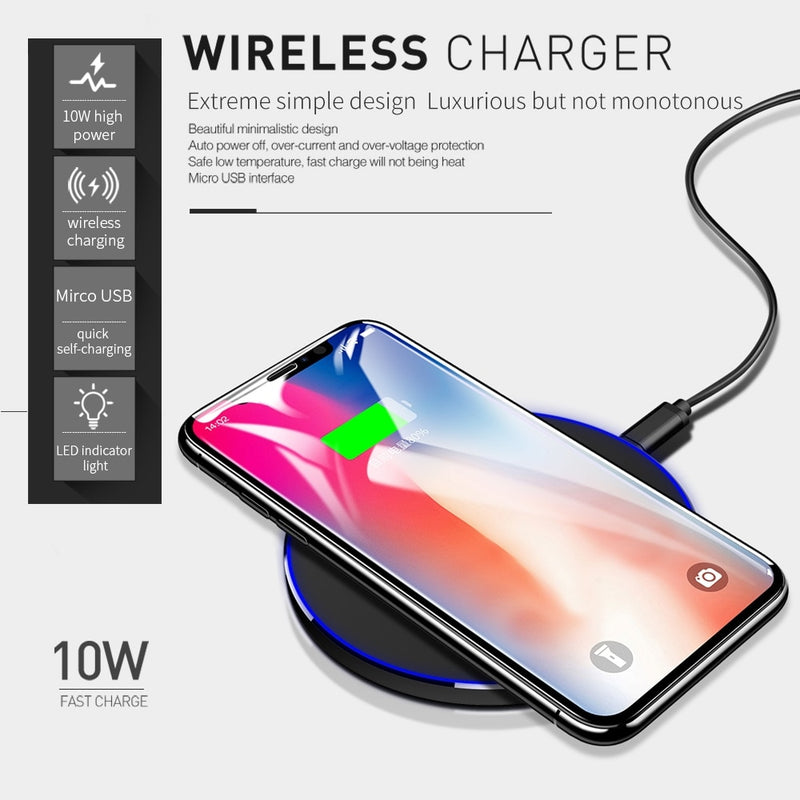 Carregador Super Rápido 30w Qi Wireless Sem Fio iPhone / Samsung - Picuí Magazine