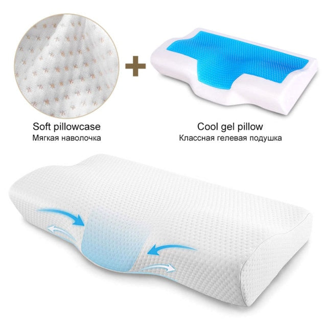 Travesseiro Pillow Memória Ortopédico Com Gel - Picuí Magazine