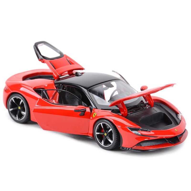 Miniatura Ferrari SF90 Stradale 1:24 Vermelho Bburago - FRETE GRÁTIS! - Picuí Magazine