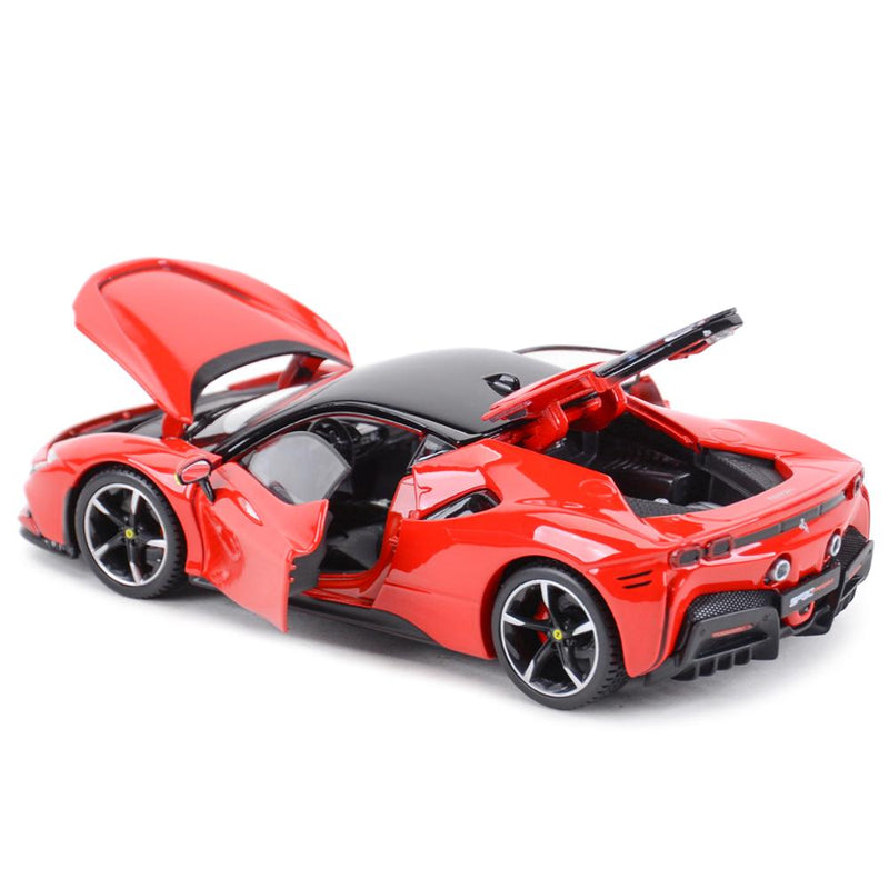 Miniatura Ferrari SF90 Stradale 1:24 Vermelho Bburago - FRETE GRÁTIS! - Picuí Magazine