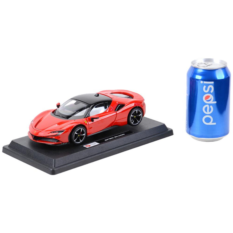 Miniatura Ferrari SF90 Stradale 1:24 Vermelho Bburago - FRETE GRÁTIS! - Picuí Magazine