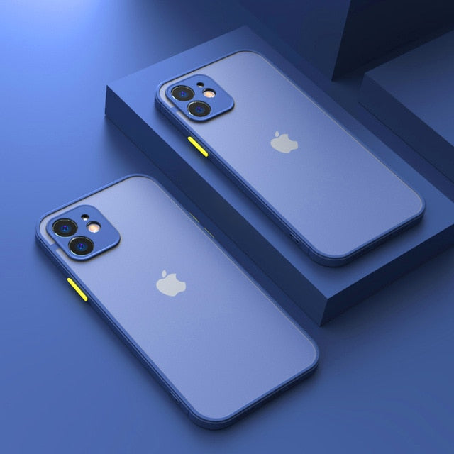 Capinha de Luxo À Prova de Choque Para iPhone 11 12 Pro Max Mini X XS XR 7 8 Plus SE - Picuí Magazine