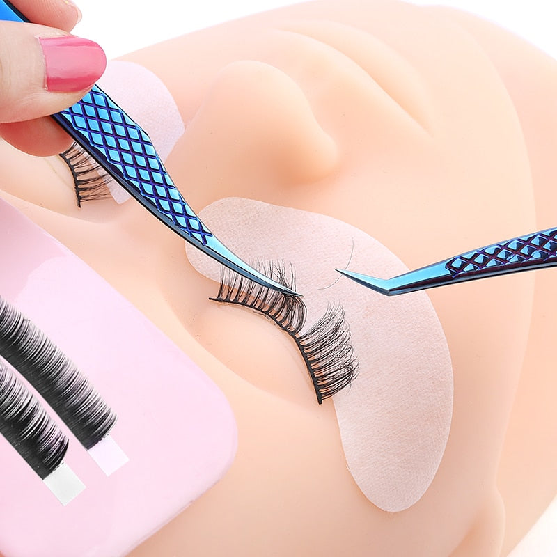 Pinça Para Extensão de Cílios Antiestáticas - Aço Inoxidável - Picuí Magazine