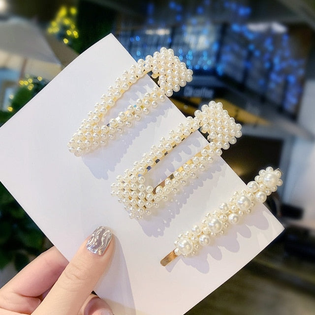 Presilhas Pérolas - 3 / 4 / 5pcs - Picuí Magazine