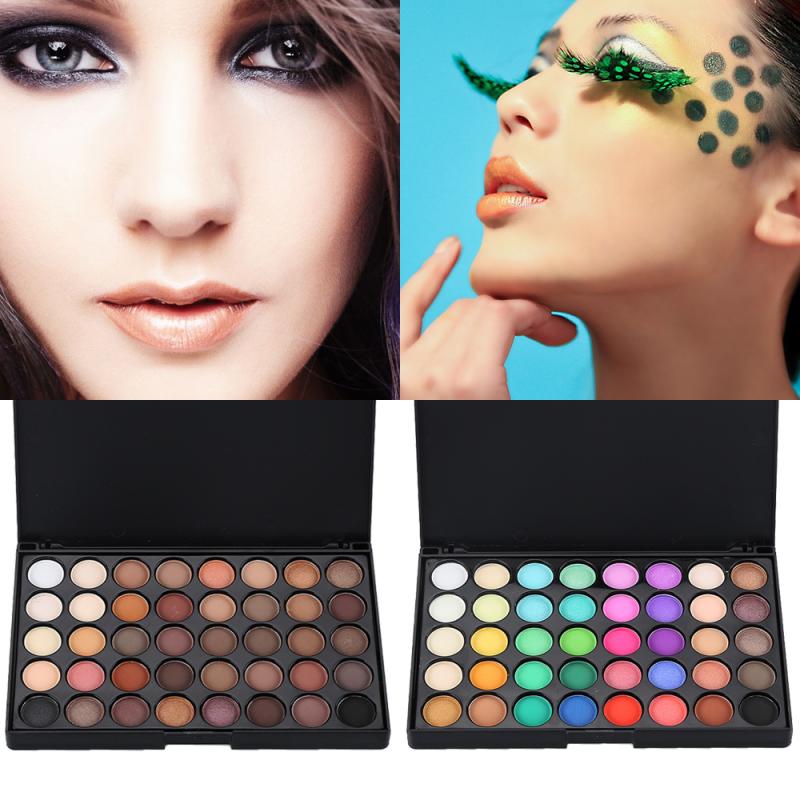 Paleta de Sombras com 40 Cores, Matte e Shimmer, de Longa Duração. - Picuí Magazine