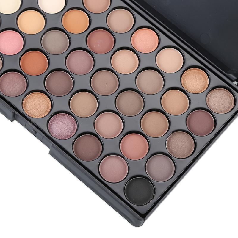 Paleta de Sombras com 40 Cores, Matte e Shimmer, de Longa Duração. - Picuí Magazine