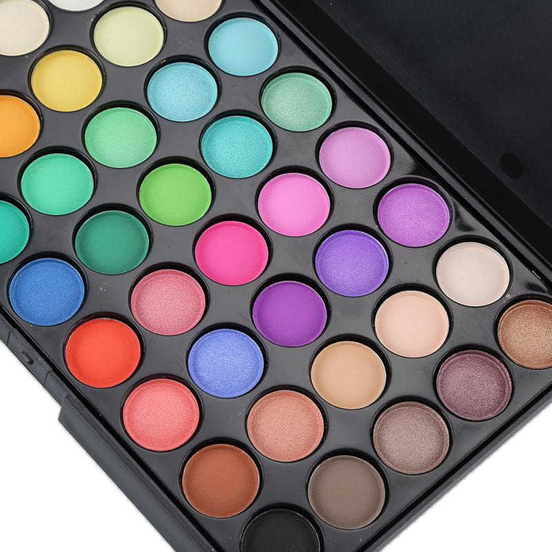 Paleta de Sombras com 40 Cores, Matte e Shimmer, de Longa Duração. - Picuí Magazine
