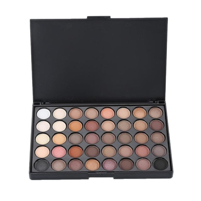 Paleta de Sombras com 40 Cores, Matte e Shimmer, de Longa Duração. - Picuí Magazine
