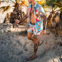 Carregar imagem no visualizador da galeria, Conjuntos Havaianos Masculinos 2021. Moda Praia / Verão - Picuí Magazine
