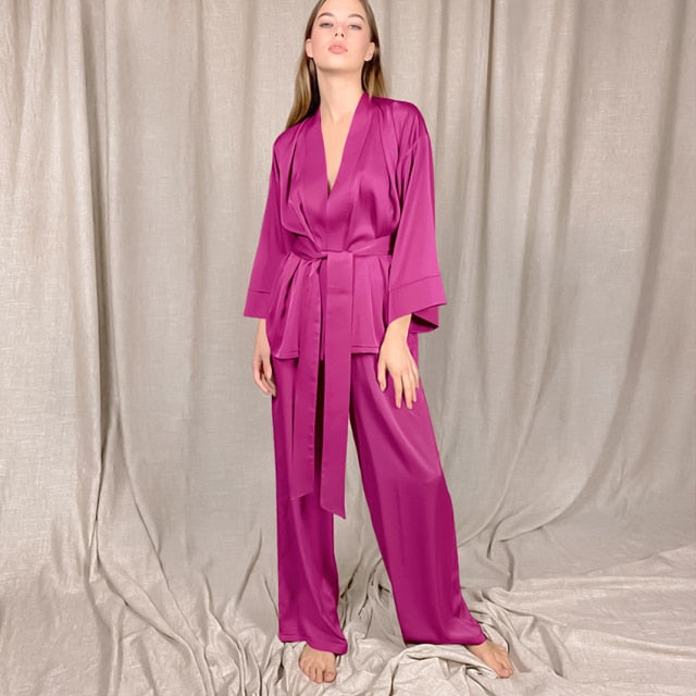 Pijama Kimono Elegante. Moda 2021 - FRETE GRÁTIS - Picuí Magazine