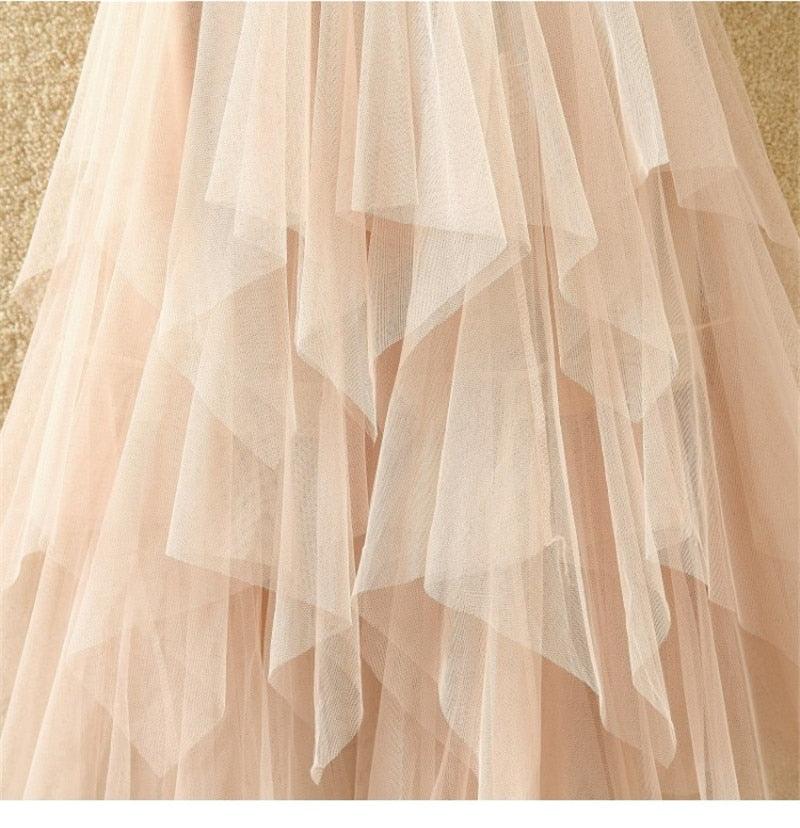 Saia Tule Malha Tutu Maxi Plissado Longo Midi Fashion - Picuí Magazine