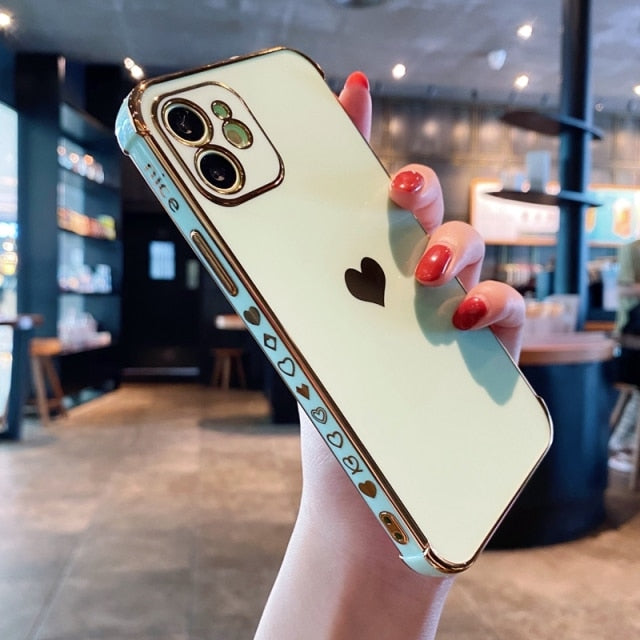 Capinha Macia Galvanizado - iPhone 11 12 Pro Max XS X XR 7 8 Plus Mini SE 2020 - Picuí Magazine