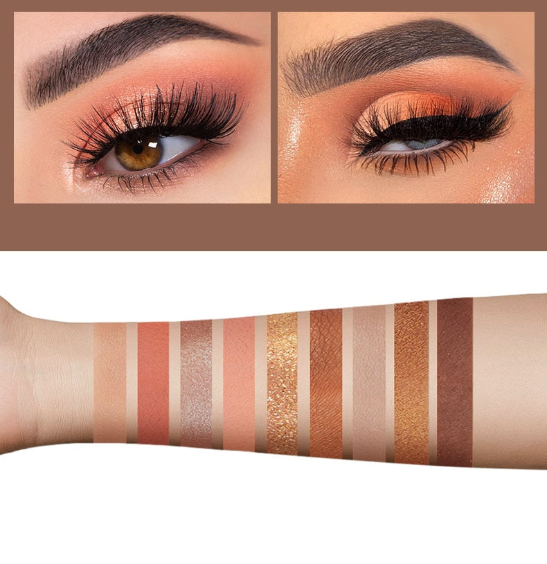 Paleta de Sombras Fashion com 9 Cores, Shimmer, Matte. À Prova D'Água. Baratinho e com FRETE GRÁTIS! - Picuí Magazine