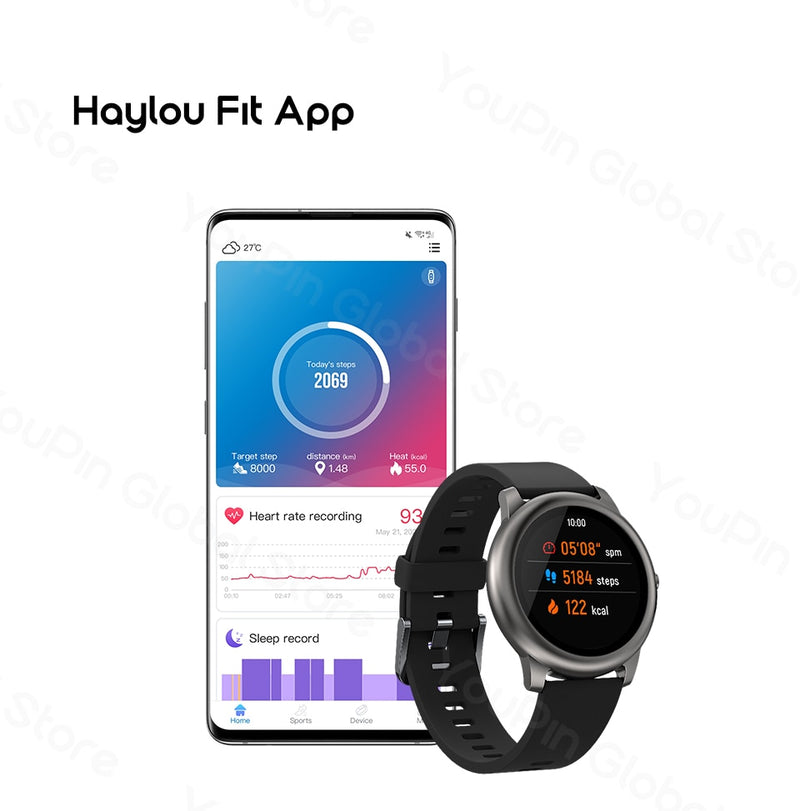 Smart Watch Xiaomi Haylou Solar LS05, 1.28" IP68 À Prova D'Água, COMPLETO. IOS e Android Global + ADICIONAL GRÁTIS - Picuí Magazine