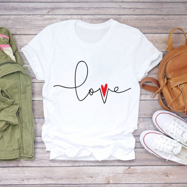 T-Shirts Femininas In Love - Picuí Magazine