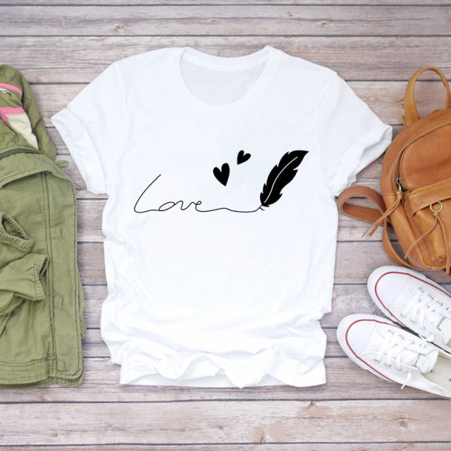 T-Shirts Femininas In Love - Picuí Magazine