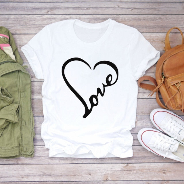 T-Shirts Femininas In Love - Picuí Magazine