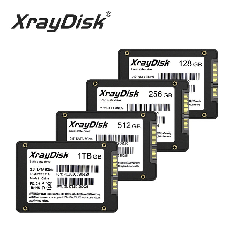 SSD HDD Xraydisk Blue 2.5'' Sata 3 - Disco Interno com 120GB a 1TB - Picuí Magazine