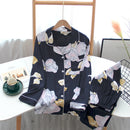 Pijama Respirável, Confortável, 100% Viscose. Opção de Mangas Curtas e Longas, Shortes ou Calças. - Picuí Magazine