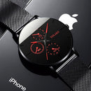 Relógio CRRJU 2268 Quartz Aço Inoxidável Ultra Fino - FRETE GRÁTIS - Picuí Magazine