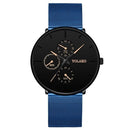 Relógio CRRJU 2268 Quartz Aço Inoxidável Ultra Fino - FRETE GRÁTIS - Picuí Magazine